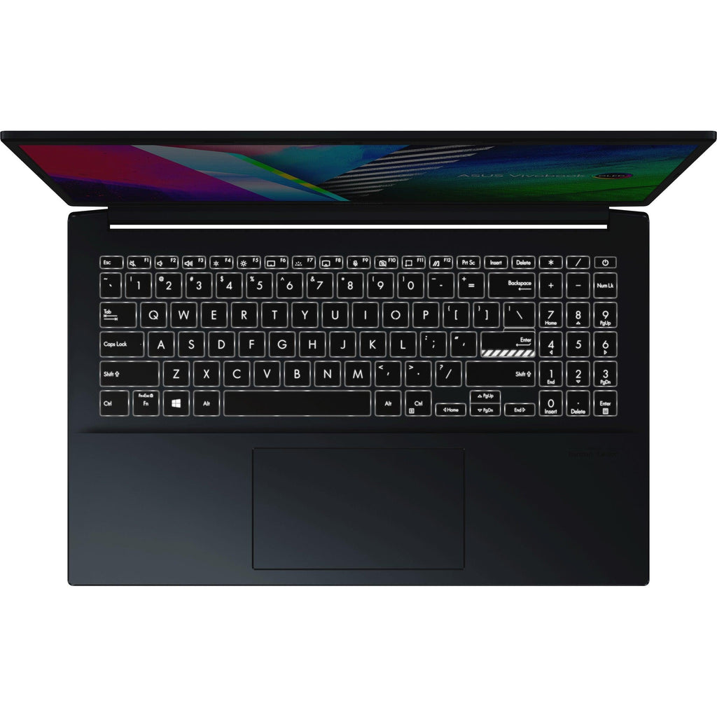 ASUS Vivobook Pro 15 OLED M3500QC - L1080TS Laptop (Quiet Blue) | 15.6" FHD | 16GB DDR4 | 512GB SSD | RTX™ 3050 | Windows 10 Home | MS Office Home & Student 2021 | ASUS BP1504 Casual Backpack - Nectostry