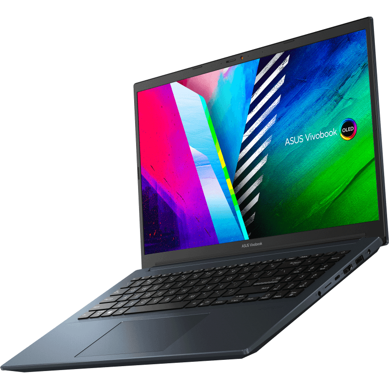 ASUS VIVOBOOK PRO 15 OLED M3500QC - L1080TS LAPTOP (QUIET BLUE) | 15.6" FHD | RYZEN 5 5600H | 16Gb DDR4 | 512GB SSD | RTX 3050 | WIN10 + MS OFFICE HOME & STUDENT 2019 + ASUS NEREUS BACKPACK (BLACK) - Nectostry