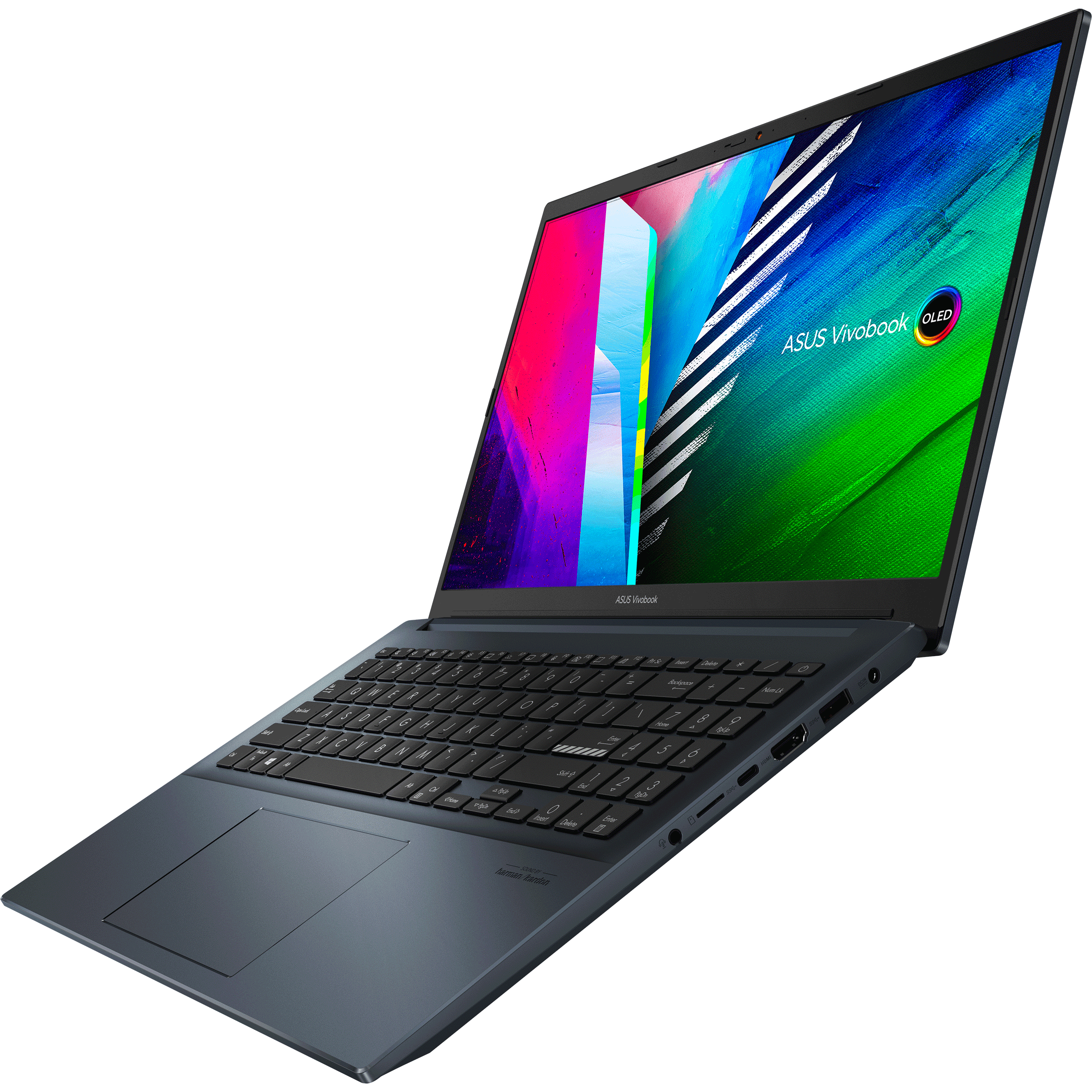 ASUS VIVOBOOK PRO 15 OLED M3500QC - L1175TS LAPTOP (QUIET BLUE) | 15.6" FHD | Ryzen™ 9 5900HX | 16GB DDR4 | 512GB SSD | RTX 3050 | WIN10 + MS OFFICE HOME &STUDENT 2019 + NEREUS BACKPACK/BK - Nectostry