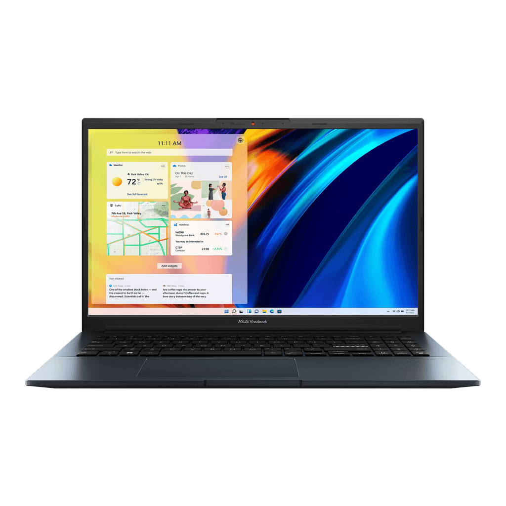 ASUS Vivobook Pro 15 OLED M6500QC - MA060WS Laptop (Quiet Blue) | 15.6" 2.8K | Ryzen™ 5 5600H | 16GB DDR4 | 512 GB SSD | RTX™ 3050 | Windows 11 Home | MS Office Home & Student 2021 | Asus BP1504 Casual Backpack - Nectostry