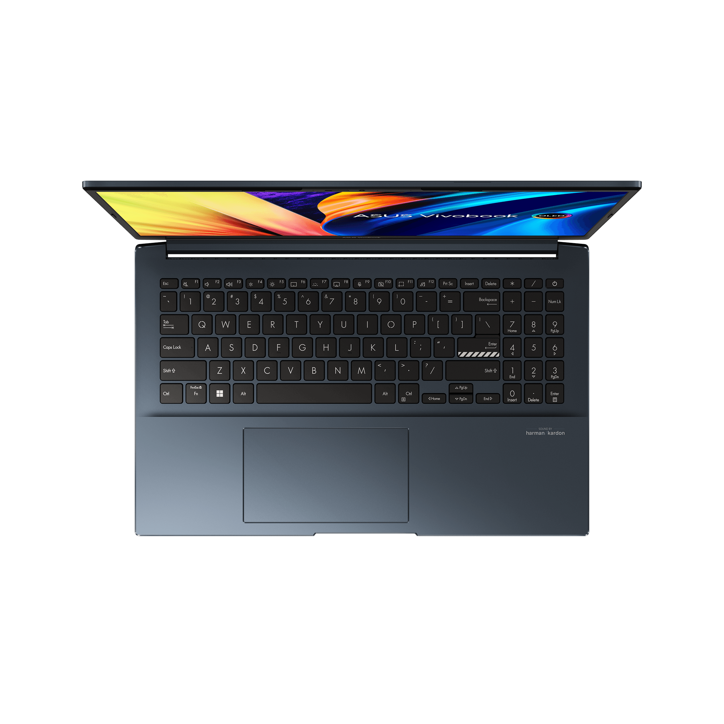 Asus Vivobook Pro 15 OLED M6500QE - MA013WS Laptop (Quiet Blue) | 15.6" 2.8K | Ryzen™ 7 5800H | 16GB DDR4 | 512 GB SSD | RTX™ 3050 Ti | Windows 11 Home | MS Office Home & Student 2021 | ASUS BP1504 Casual Backpack - Nectostry