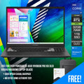 Asus Vivobook Pro 16X OLED K6604JI - MX080WS Laptop (Black) | 16" 3.2K (3200 x 2000) OLED | i9 - 13980HX | 32GB RAM | RTX 4070 | 1TB SSD | Windows 11 Home | MS Office H&S 2021 | Asus BP1504 Casual Backpack - Nectostry