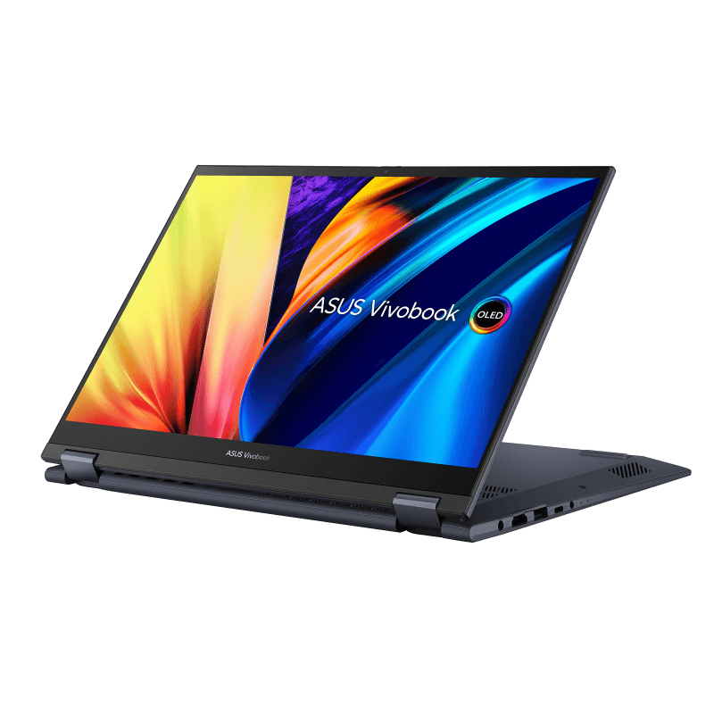 ASUS Vivobook S 14 FLIP OLED TN3402QA - KN090WS Laptop (Quiet Blue) | 14" 2.8K | Ryzen 7 5800H | 8GB DDR4 | 512 GB SSD | AMD Radeon Graphics | Windows 11 Home | MS Office H&S 2021 | Palmrest | ASUS Sleeve | Stylus Pen - Nectostry
