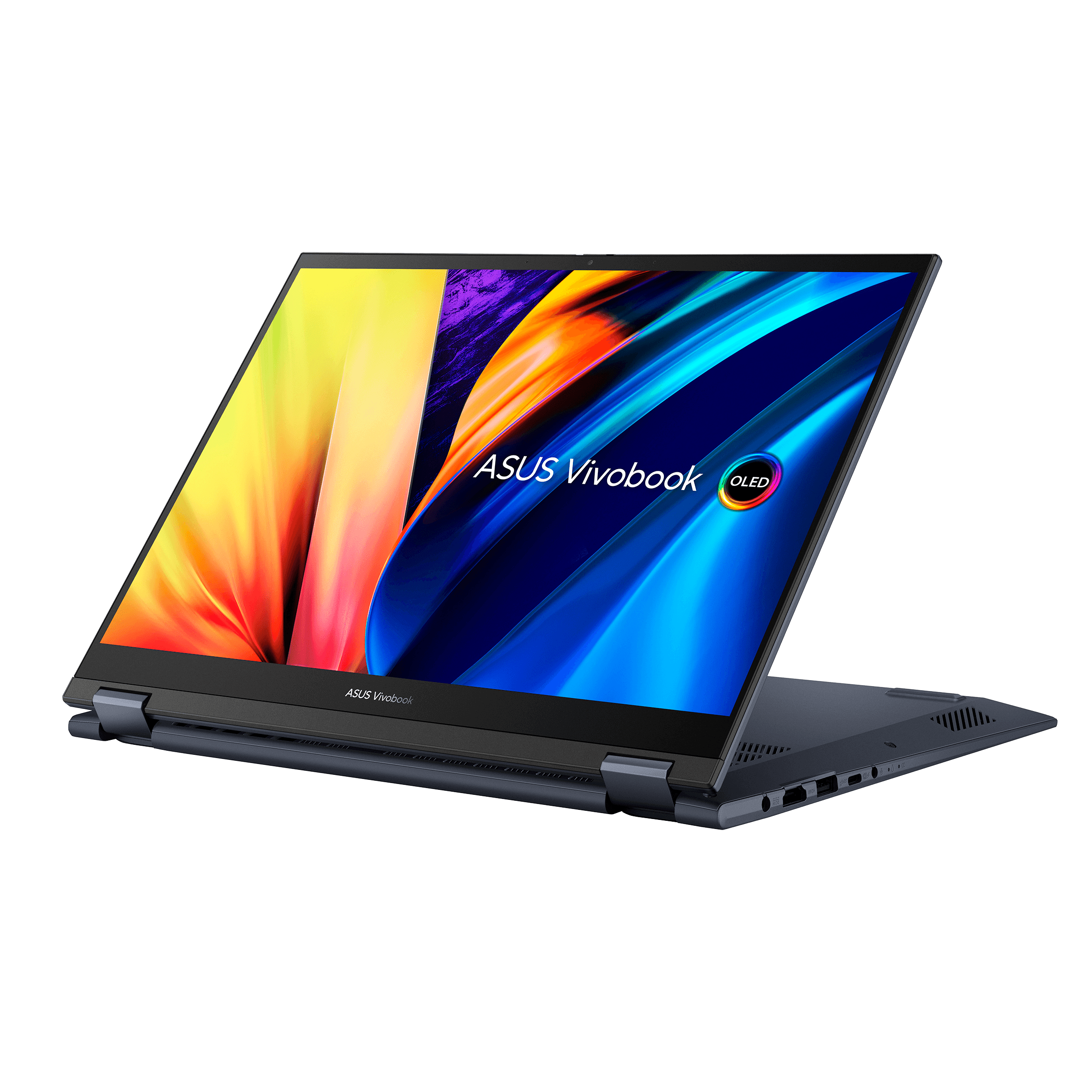 ASUS Vivobook S 14 FLIP OLED TN3402QA - KN090WS Laptop (Quiet Blue) | 14" 2.8K | Ryzen 7 5800H | 8GB DDR4 | 512 GB SSD | AMD Radeon Graphics | Windows 11 Home | MS Office H&S 2021 | Palmrest | ASUS Sleeve | Stylus Pen - Nectostry