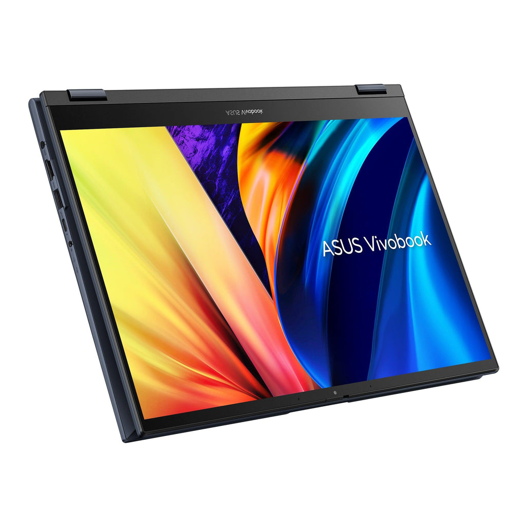Asus Vivobook S 14 Flip TP3402ZA - KN111WS Laptop (Quiet Blue) | 14” 2.8K Oled | i7 - 12700H | 8GB RAM DDR4 | 512 GB SSD | Iris Xᵉ Graphics | Windows 11 Home | MS Office Home & Student 2021 | Stylus Pen | Asus BP1504 Casual Backpack - Nectostry