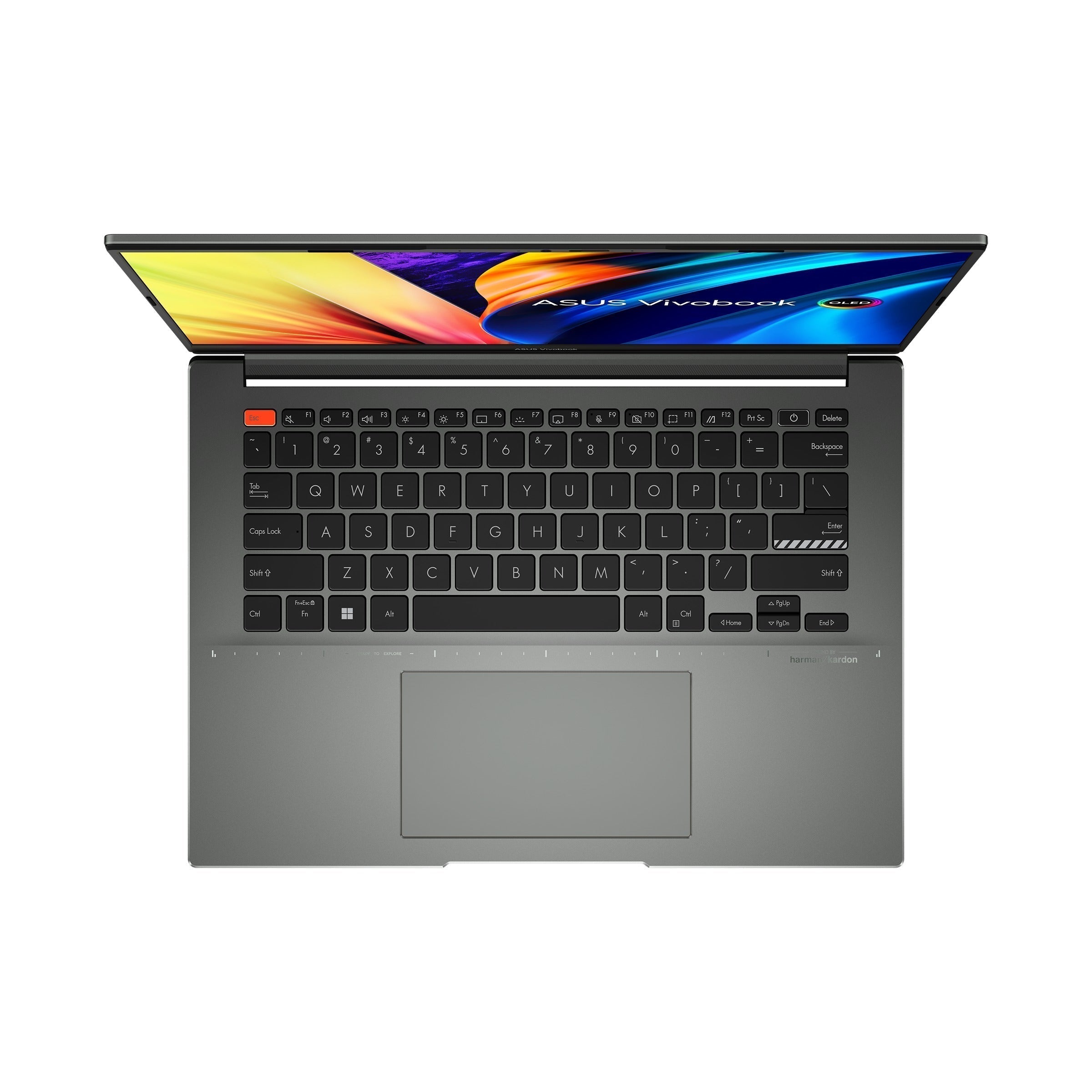 Asus Vivobook S 14X OLED S5402ZA - M9050WS Laptop (Midnight Black) | 14.5" (2880 x 1800) | i7 12700H | 16GB RAM DDR4 | 512 GB SSD | Intel Iris Xe Graphics | Windows 11 Home | MS Office Home & Student 2021 | Asus BP1504 Casual Backpack - Nectostry