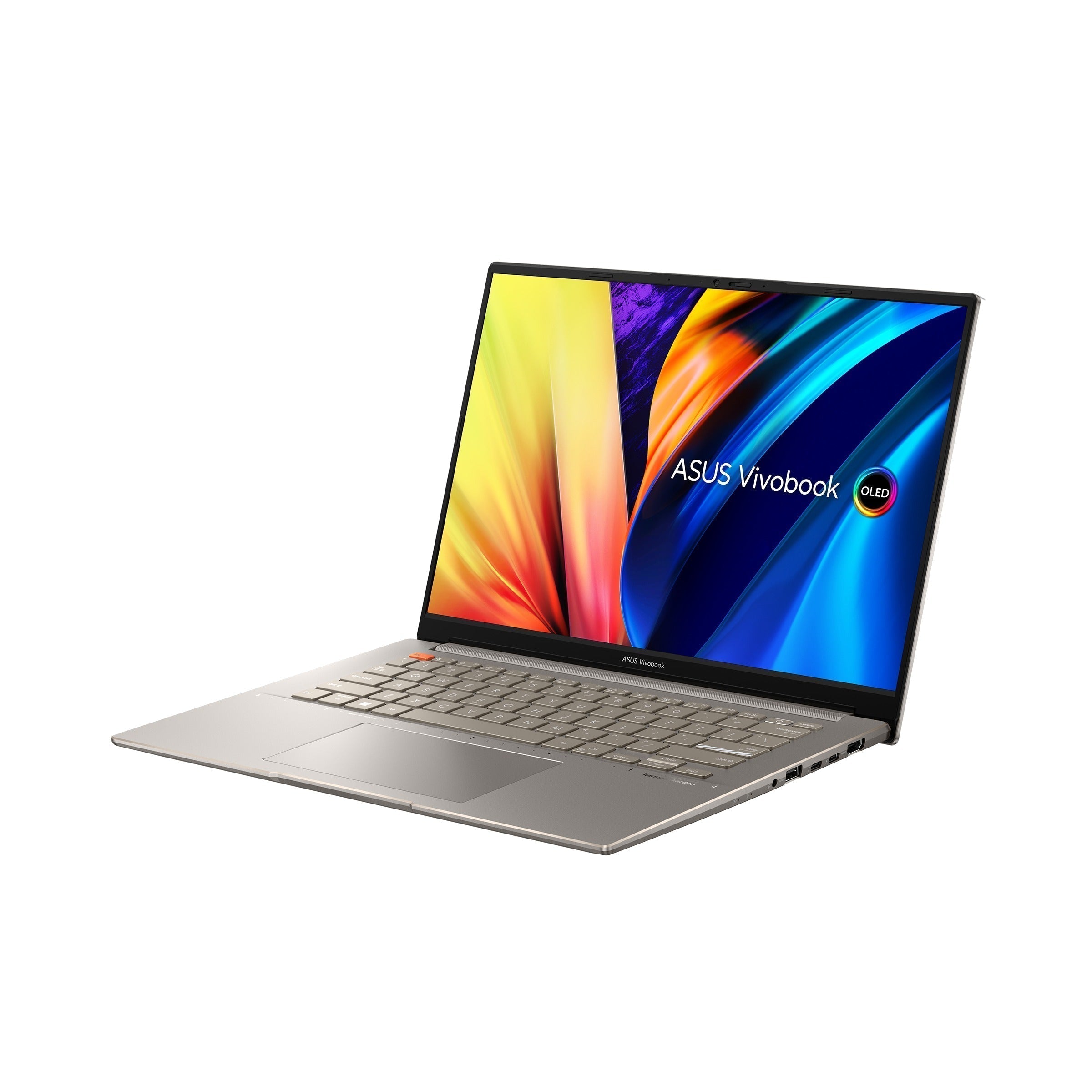 Asus Vivobook S 14X OLED S5402ZA - M9189WS Laptop (Sand Grey) | 14.5" (2880 x 1800) | i5 12500H | 16GB RAM DDR4 | 512 GB SSD | Intel Iris Xe Graphics | Windows 11 Home | MS Office Home & Student 2021 | Asus BP1504 Casual Backpack - Nectostry