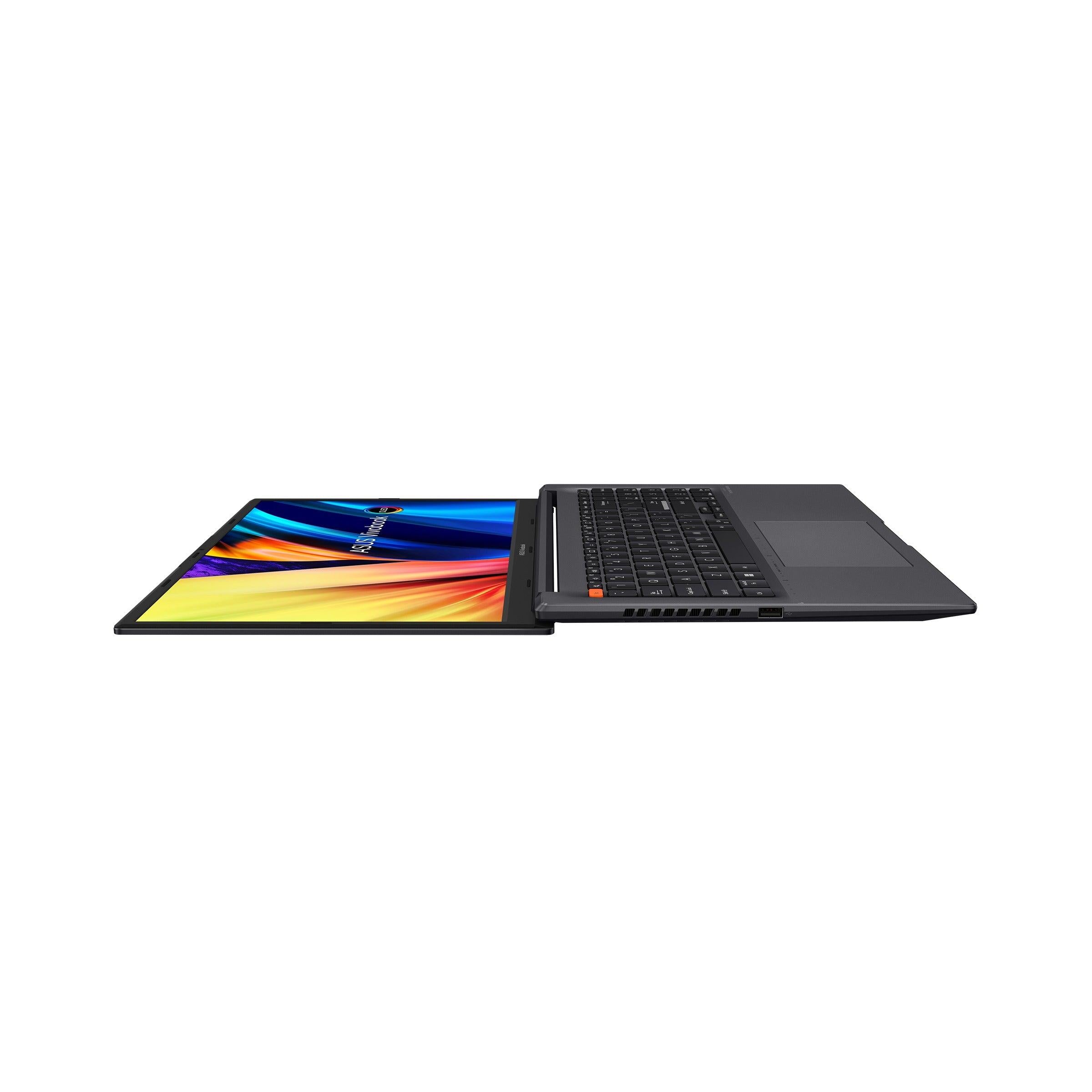 Asus Vivobook S 15 OLED K3502ZA - MA070WS Laptop (Indie Black) | 15.6" 2.8K | i7 - 12700H | 16GB RAM | 512GB SSD | Intel® Iris Xe Graphics | Windows 11 Home | MS Office Home & Student 2021 | Asus BP1504 Casual Backpack - Nectostry
