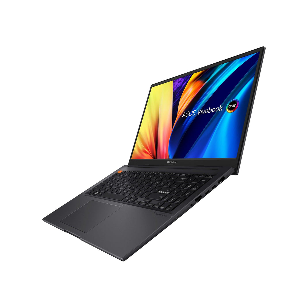 Asus Vivobook S 15 OLED K3502ZA - MA070WS Laptop (Indie Black) | 15.6" 2.8K | i7 - 12700H | 16GB RAM | 512GB SSD | Intel® Iris Xe Graphics | Windows 11 Home | MS Office Home & Student 2021 | Asus BP1504 Casual Backpack - Nectostry