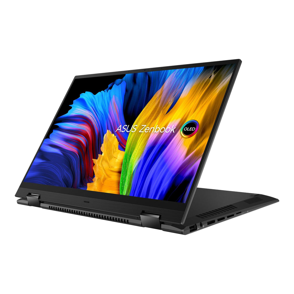 Asus Zenbook 14 Flip OLED UN5401RA - KU095WS Laptop (Jade Black) | 14" 4K (3840 x 2400) OLED | Ryzen™ 9 6900HX | 16GB LPDDR5 RAM | 512GB SSD | AMD Radeon™ Graphics | Windows 11 Home | MS Office Home & Student 2021 | Asus Sleeve - Nectostry