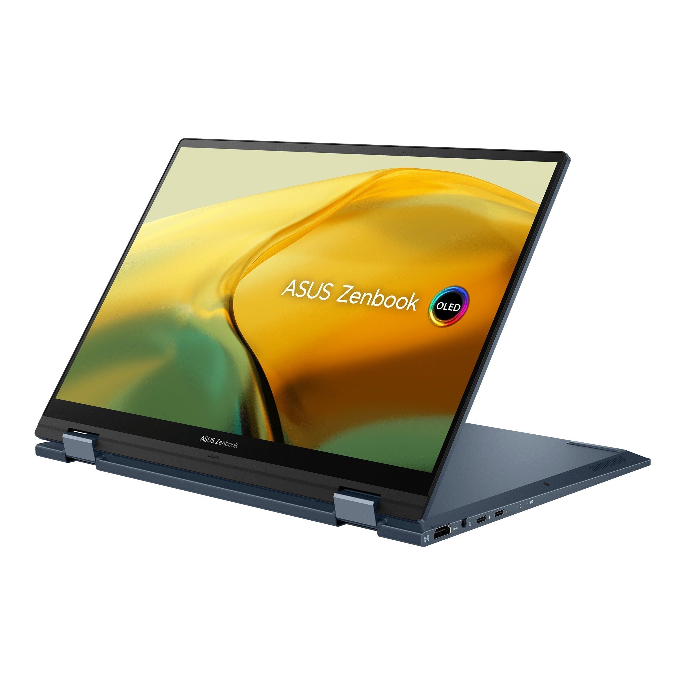 Asus Zenbook 14 Flip OLED UP3404VA - KN119WS Laptop (Ponder Blue) | 14" 2.8K OLED | I5 - 1340P | 512GB SSD | 16GB RAM | IRIS XE | Windows 11 Home | MS Office Home & StudenT 2021 | Asus Sleeve | Stylus Pen - Nectostry