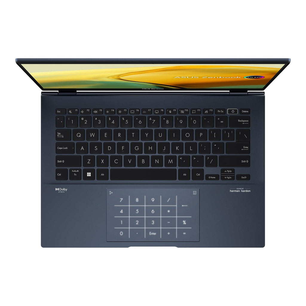 ASUS Zenbook 14 Oled UX3402ZA - KM062WS Laptop (Ponder Blue) | 14" 2.8K Oled | i5 - 1240P | 16GB LPDDR5 | 512 GB SSD | Iris Xᵉ Graphics | Windows 11 Home | MS Office Home & Student 2021 | ASUS BP1504 Casual Backpack - Nectostry