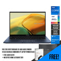 ASUS Zenbook 14 Oled UX3402ZA - KM064WS Laptop (Ponder Blue) | 14" 2.8K | i7 - 1260P | 16GB RAM | 512GB SSD | Intel Iris Xe | Windows 11 Home | MS Office Home & Student 2021 | ASUS Sleeve - Nectostry