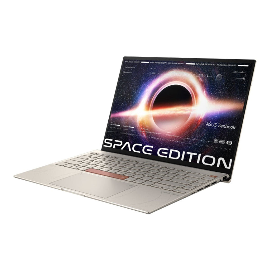 Asus Zenbook 14X OLED Space Edition UX5401ZAS - KN016WS Laptop (Zero - G Titanium) | 14", 2.8K (2880 x 1800) OLED | i7 - 12700H | 16GB RAM | Intel Iris Xᵉ Graphics | 1TB SSD | Windows 11 Home | MS Office H&S 2021 | Sleeve | Asus BP1504 Casual Backpack - Nectostry