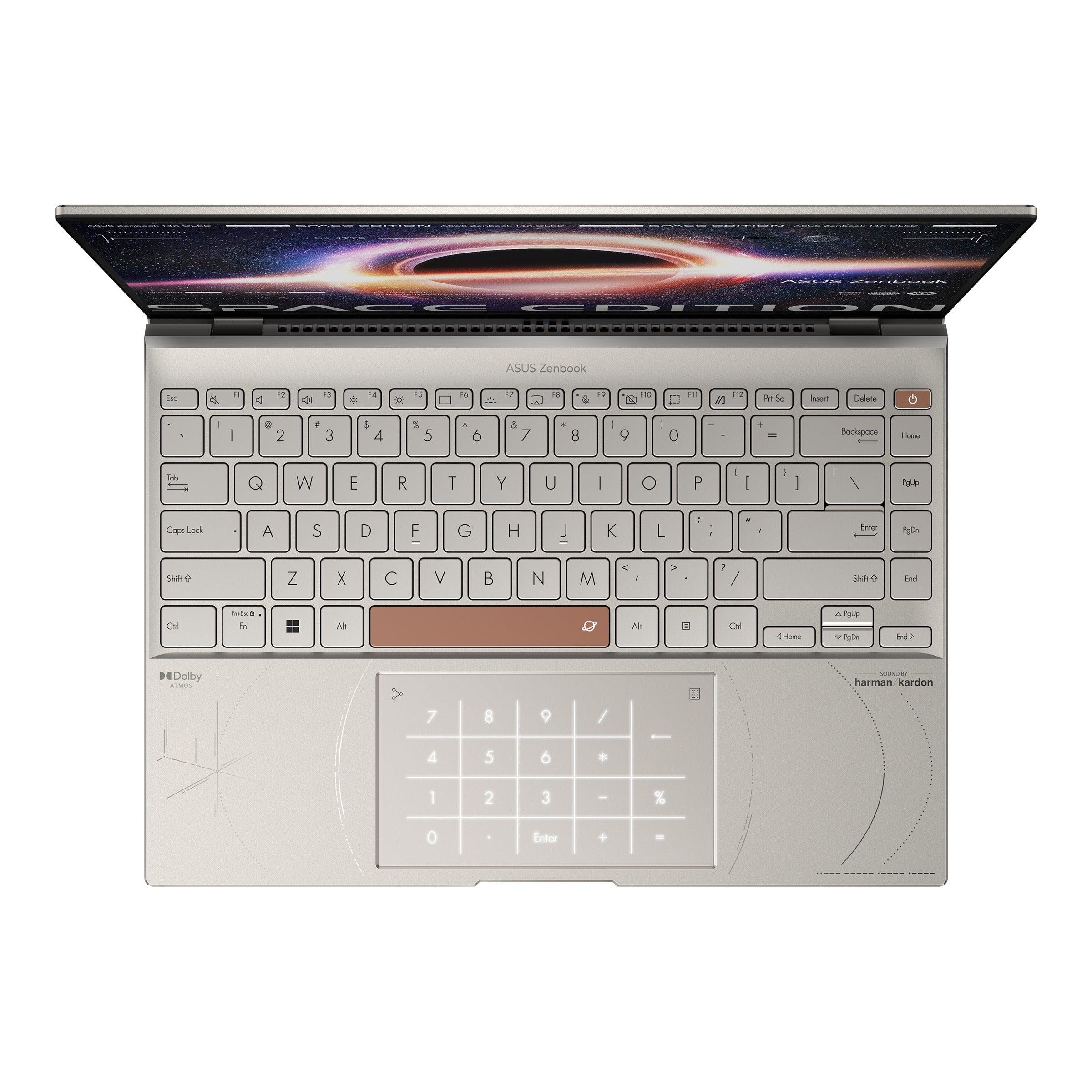 ASUS Zenbook 14X Space Edition UX5401ZAS - KN072WS Convertible Laptop (Zero - g Titanium) | 14” 2.8K Oled | i5 - 12500H | 16GB LPDDR5 | 512 GB SSD | Iris Xᵉ Graphics | Windows 11 Home | MS Office H&S 2021 | ASUS BP1504 Backpack - Nectostry