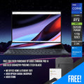 Asus Zenbook Pro 14 Duo OLED UX8402VV - P1051WS (Tech Black) | 14.5" 2.8K OLED (2880X1800) | I9 - 13900H | 32GB RAM | RTX 4060 | 1TB SSD | Windows 11 Home | MS Office Home & Student 2021 | Asus BP1504 Casual Backpack | Asus Stand - Nectostry