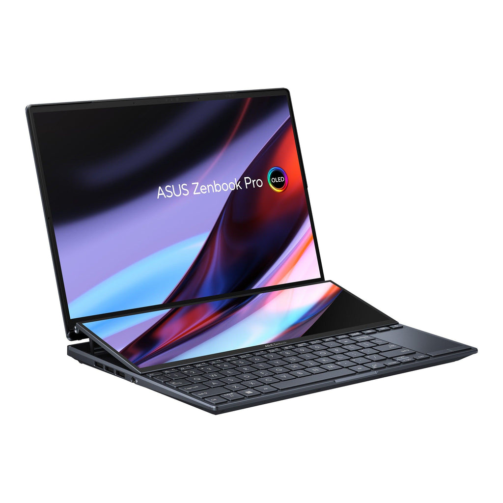 ASUS Zenbook PRO 14 Duo Oled UX8402ZE - M3050WS (Black) | 14" 2.8K OLED | i7 - 12700H | 16 GB DDR5 | RTX™ 3050 Ti | 512 GB SSD | Windows 11 Home - Nectostry