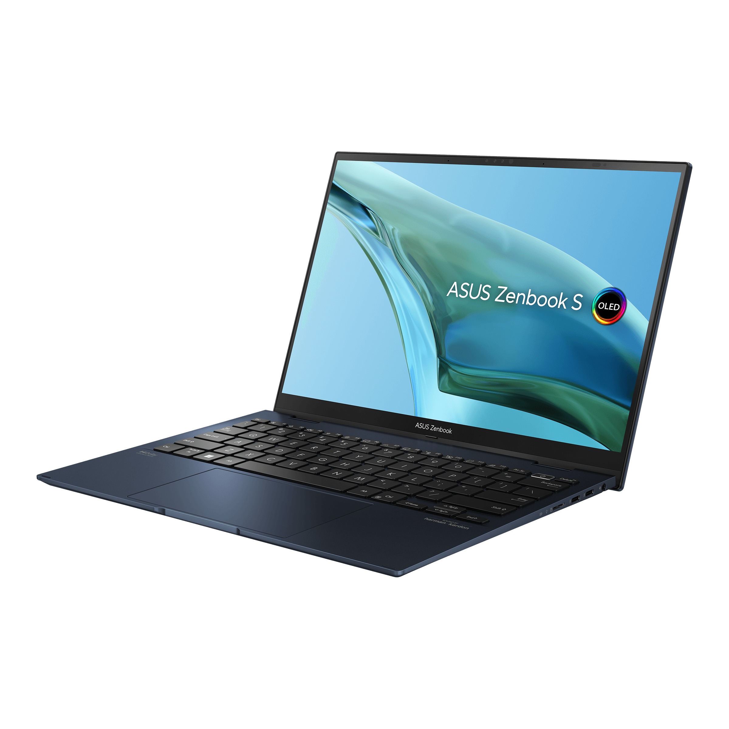 Asus Zenbook S 13 Flip Oled UP5302ZA - LX087WS Laptop (Ponder Blue) | 13.3" WQXGA | i7 - 1260P | 16GB LPDDR5 | 1TB SSD | Intel® Iris Xe Graphics | Windows 11 Home | MS Office H&S 2021 | Asus Sleeve - Nectostry