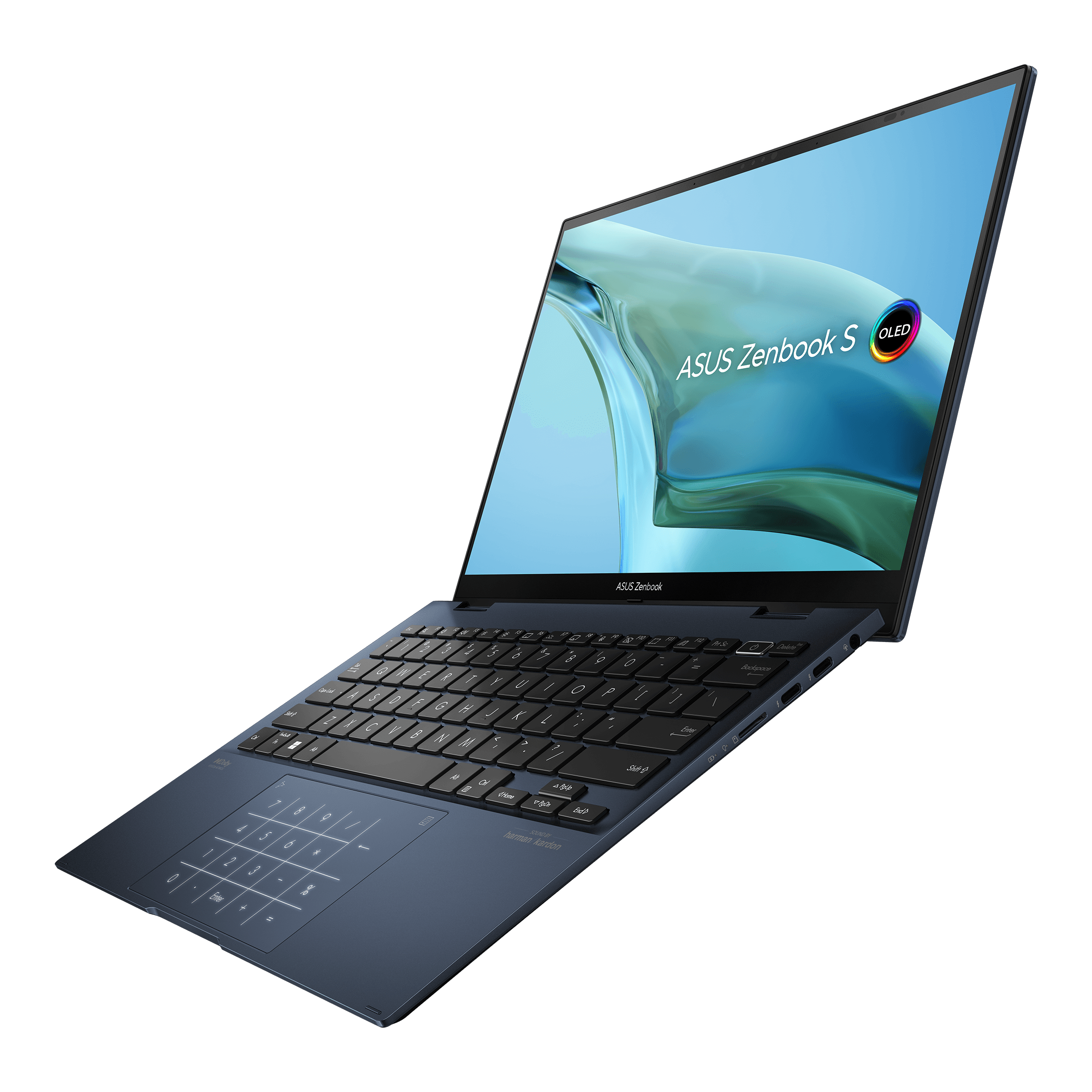 Asus Zenbook S 13 Flip Oled UP5302ZA - LX087WS Laptop (Ponder Blue) | 13.3" WQXGA | i7 - 1260P | 16GB LPDDR5 | 1TB SSD | Intel® Iris Xe Graphics | Windows 11 Home | MS Office H&S 2021 | Asus Sleeve - Nectostry