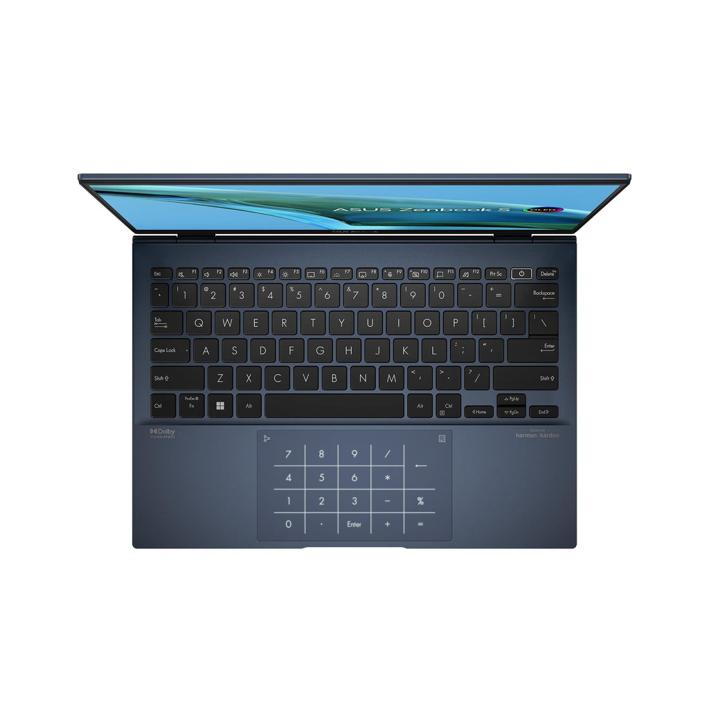 Asus Zenbook S 13 OLED UM5302TA - LV396WS Laptop (Ponder Blue) | 13.3” FHD | Ryzen 7 6800U | 16GB RAM | 512GB M.2 SSD | AMD Radeon™ Graphics | Windows 11 Home | MS Office Home & Student 2021 | Asus Sleeve - Nectostry