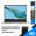Asus Zenbook S 13 OLED UX5304VA - NQ062WS 13.3" 2.8K Laptop (Basalt Grey) | 13.3” 2.8K (2880 x 1800) OLED | Intel® Core™ i5 - 1335U | 16GB RAM | 512GB SSD | Intel® Iris Xe Graphics | Windows 11 Home | MS Office Home & Student 2021 | Asus Sleeve - Nectostry