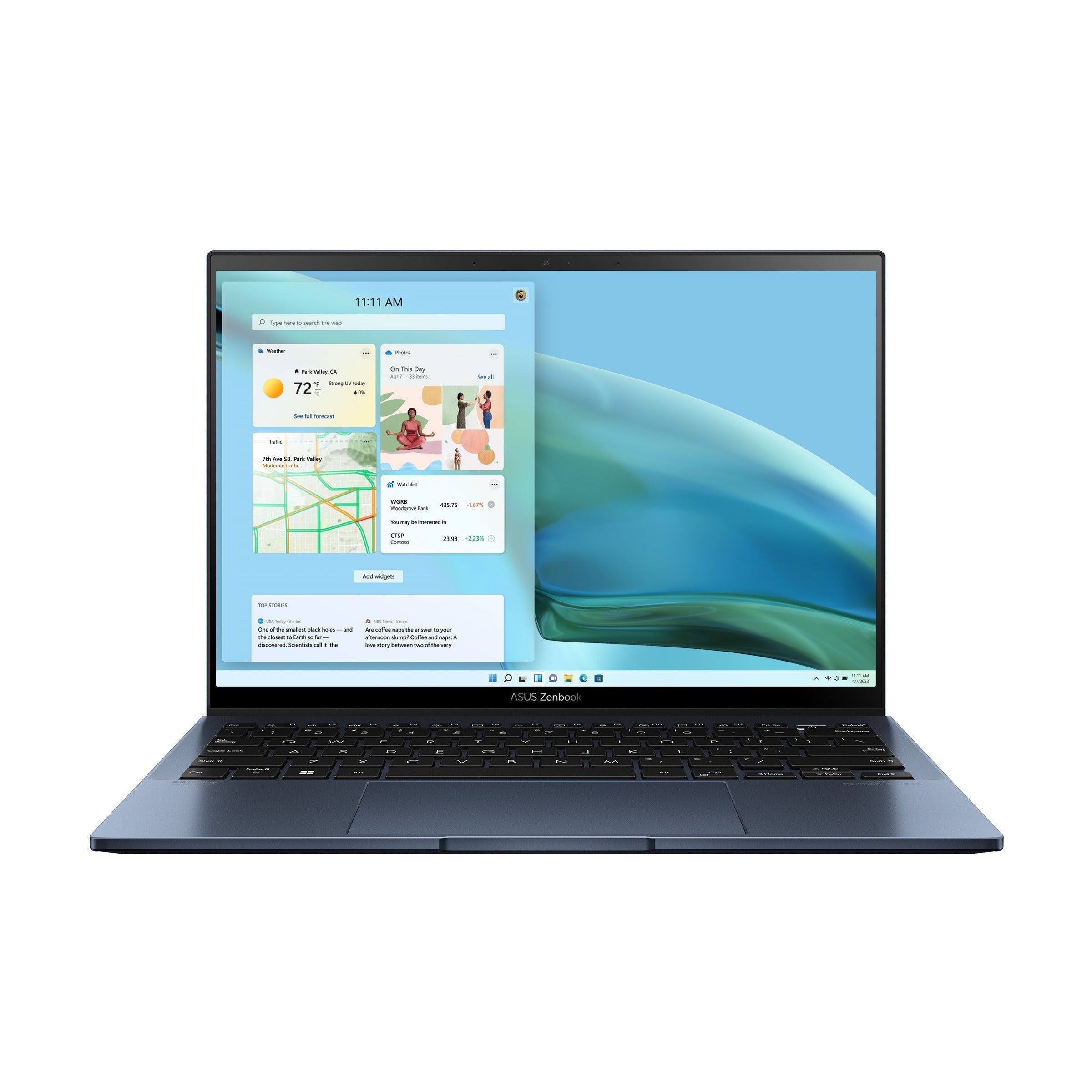 Asus Zenbook S 13 UM5302LA - LV097WS Laptop (Ponder Blue) | 13.3” OLED WQXGA+ | Ryzen 7 7840U | 16GB RAM | 512GB SSD | AMD Radeon Graphics | Windows 11 Home | MS Office Home & Student 2021 | Asus AP4600 Backpack - Nectostry