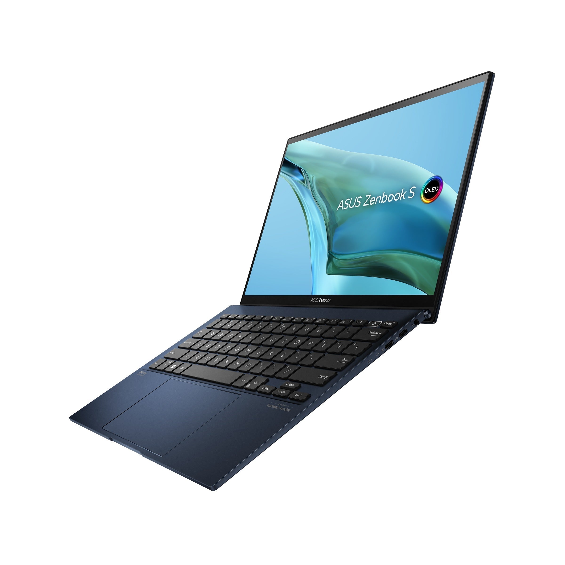 Asus Zenbook S 13 UM5302LA - LV097WS Laptop (Ponder Blue) | 13.3” OLED WQXGA+ | Ryzen 7 7840U | 16GB RAM | 512GB SSD | AMD Radeon Graphics | Windows 11 Home | MS Office Home & Student 2021 | Asus AP4600 Backpack - Nectostry