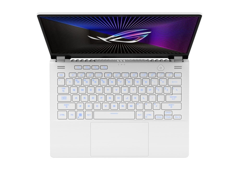 Asus Zephyrus G14 GA402XI - NC036WS Gaming Laptop (Moonlight White) 14" WQXGA Mini Led 165HZ R9 - 7940HS 1TB PCIE4 SSD 8GB GDDR6 + 16GB X 2 RTX 4070 Win 11 Home MS Office Home & Student 2021 - Nectostry
