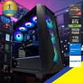 Aurora C301 V2 Desktop Gaming PC | AMD Ryzen 7 5800X | 16GB RAM | 1TB SSD | RTX 4060 Ti | Windows 11 Home - Nectostry