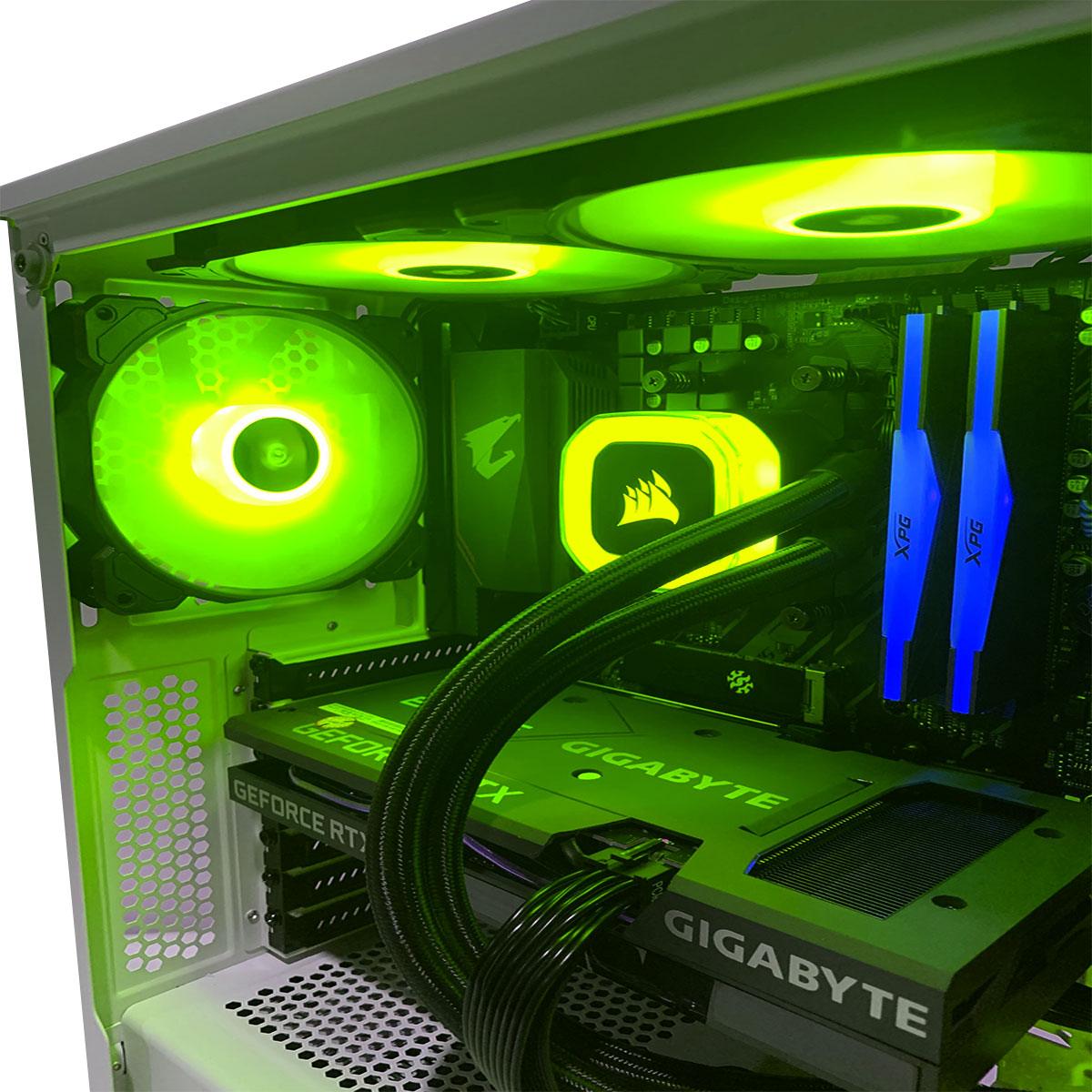 Aurora ICUE 220T RGB Airflow Gaming PC | RYZEN 7 5700X | 16GB RAM DDR4 | 512GB M.2 SSD | RTX 3060 | Windows 11 - Nectostry