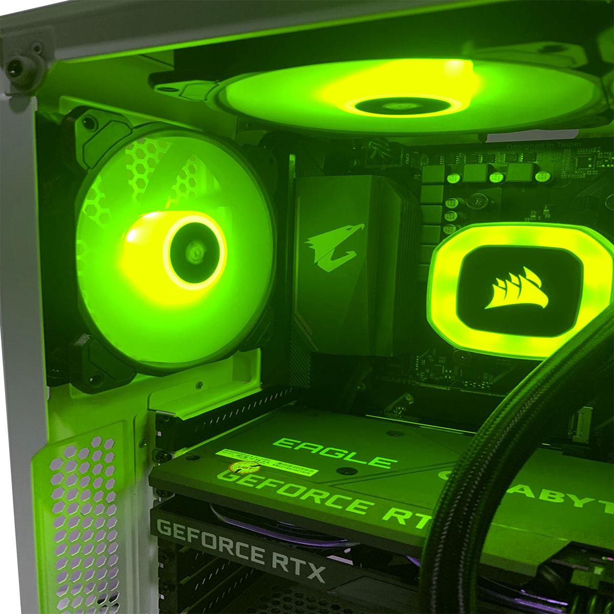 Aurora ICUE 220T RGB Airflow Gaming PC | RYZEN 7 5700X | 16GB RAM DDR4 | 512GB M.2 SSD | RTX 3060 | Windows 11 - Nectostry