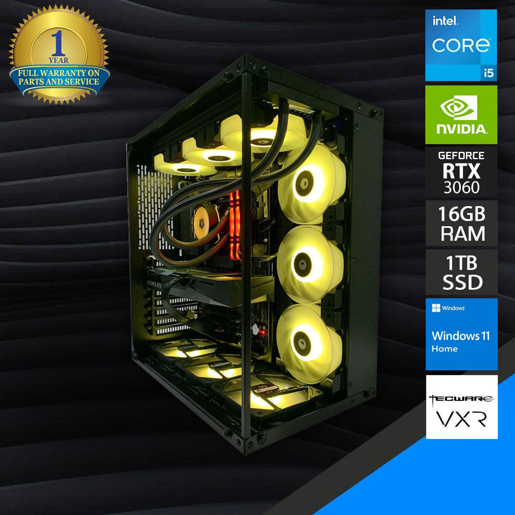 AURORA VXR Gaming PC | I5 12400F | 16 GB RAM DDR4 | 1TB SSD | RTX 3060 | Windows 11 Home - Nectostry