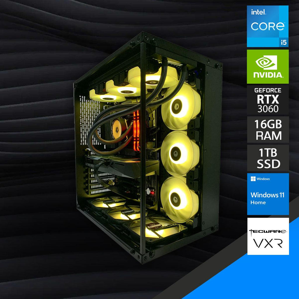AURORA VXR Gaming PC | I5 12400F | 16 GB RAM DDR4 | 1TB SSD | RTX 3060 | Windows 11 Home - Nectostry