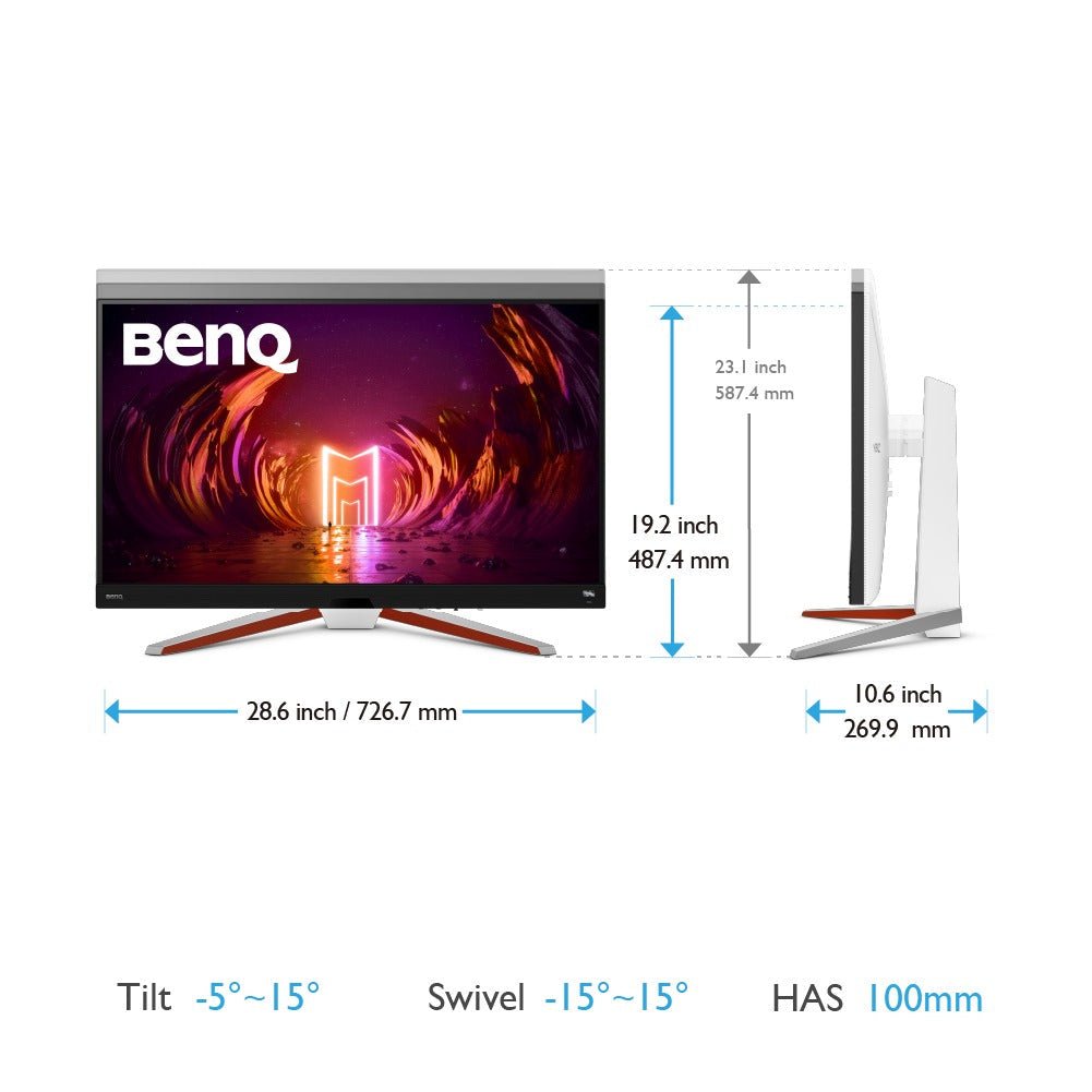 BenQ Mobiuz EX3210U 32" 4K IPS 1MS 144HZ Gaming Monitor - Nectostry