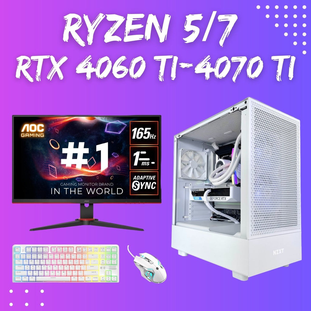 Gaming PC Bundle | Ryzen 5/7 7700X | RTX 4060/4070 Ti | 32GB DDR5 | H5 Flow - Nectostry