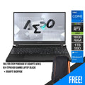 Gigabyte AERO 5 KE4 - 72PH614SH Gaming Laptop (Black) | 15.6" UHD | i7 - 12700H | 16GB DDR4 | 1 TB SSD | RTX 3060 | Windows 11 Home + Gigabyte Backpack - Nectostry