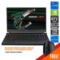 GIGABYTE AORUS 15P XD - 73S1224GO Gaming Laptop (Black) | 15.6" FHD | i7 - 11800H | 16GB DDR4 | 1TB SSD | RTX™ 3070 | WIN10 GIGABYTE AORUS G2 Backpack (Black) - Nectostry