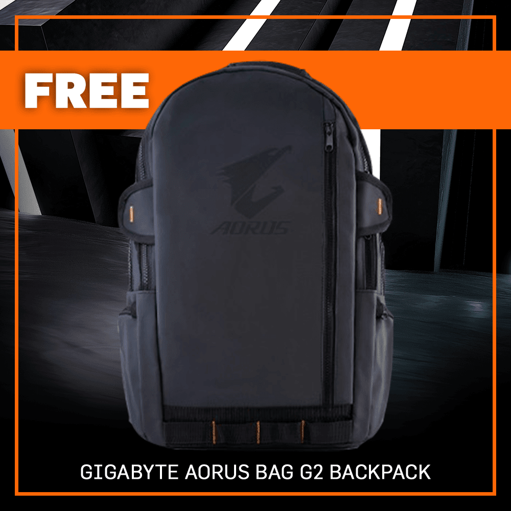 GIGABYTE AORUS 15P YD - 73S1224G0 GAMING LAPTOP (BLACK) | 15.6" IPS | i7 - 11800H | 16GB DDR4 | 1TB SSD | RTX 3080 | WIN11 + GIGABYTE AORUS G2 BACKPACK (BLACK) - Nectostry