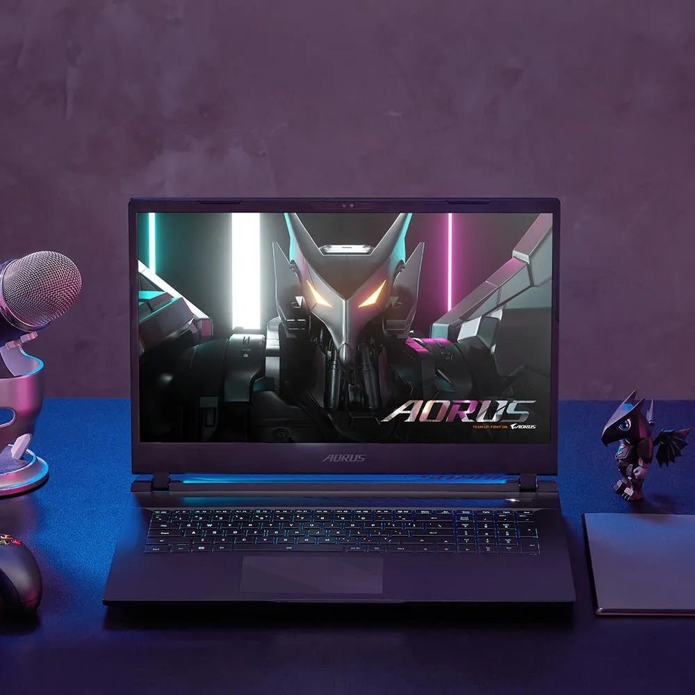 Gigabyte Aorus 17 BSF - 73PH654SH Gaming Laptop (Black) | 17.3" QHD (2560x1440) 240Hz | i7 13700H | 16GB RAM | RTX 4070 | 1TB SSD | Windows 11 Home | Gigabyte Aorus G2 Backpack - Nectostry