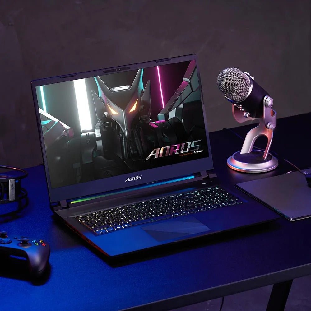 Gigabyte Aorus 17 BSF - 73PH654SH Gaming Laptop (Black) | 17.3" QHD (2560x1440) 240Hz | i7 13700H | 16GB RAM | RTX 4070 | 1TB SSD | Windows 11 Home | Gigabyte Aorus G2 Backpack - Nectostry