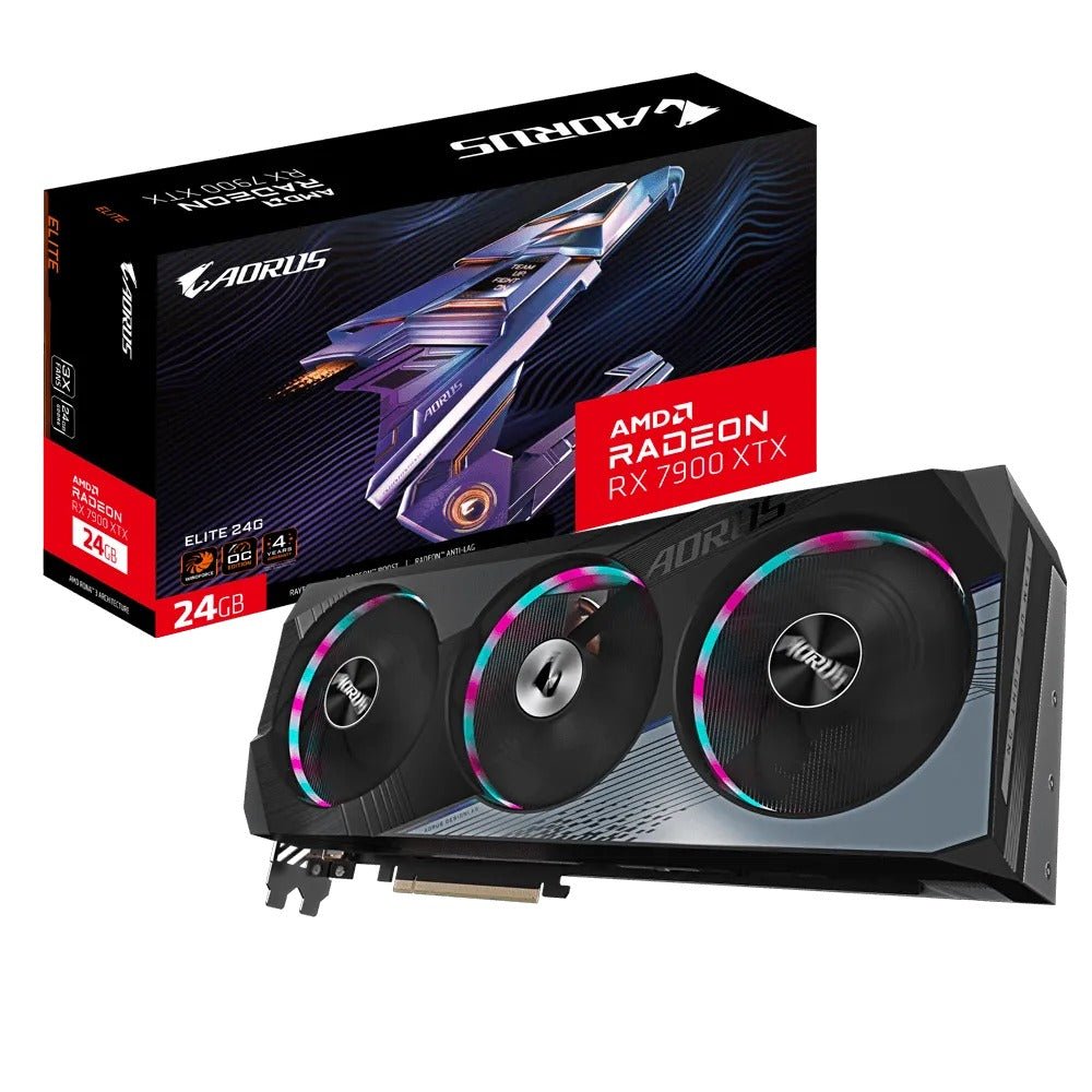 Gigabyte Aorus AMD Radeon RX 7900 XTX Elite 24GB GDDR6 Graphics Card - Nectostry