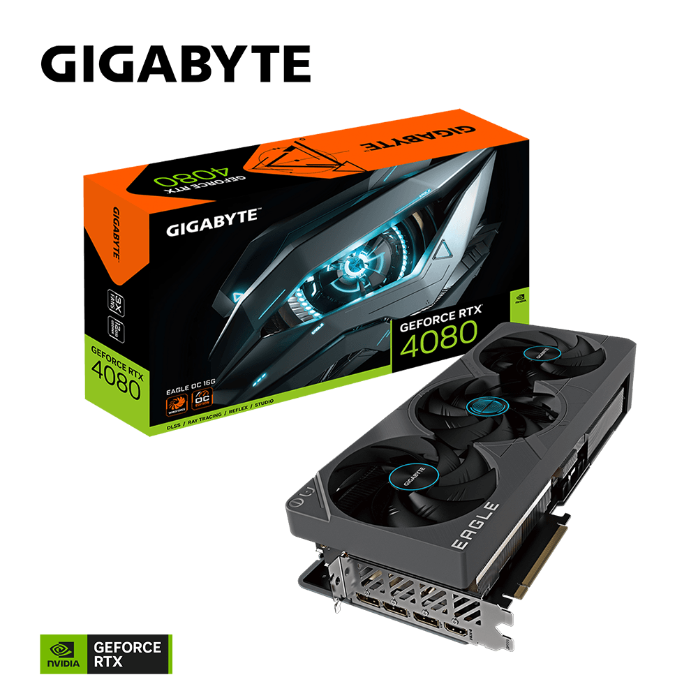 Gigabyte Geforce RTX 4080 Eagle OC 16GB GDDR6X Graphics Card - Nectostry