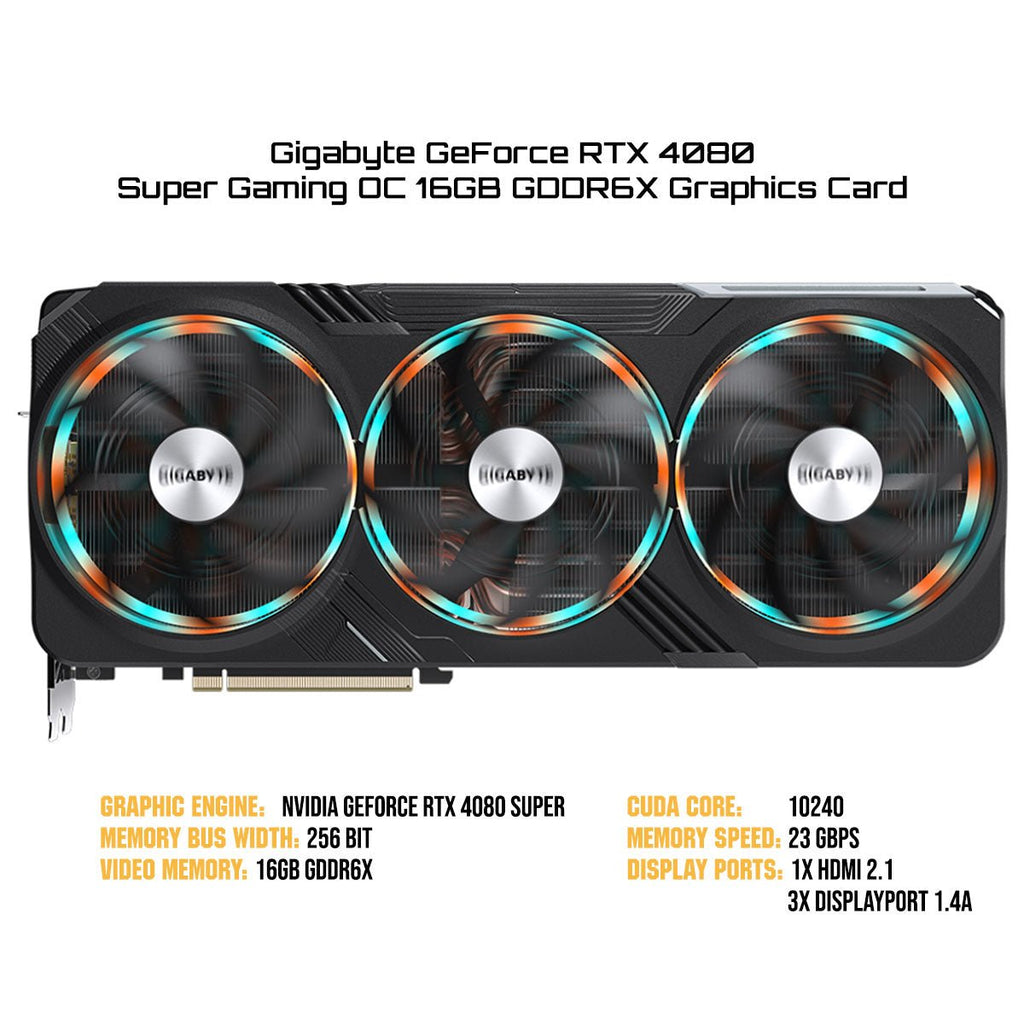 Gigabyte GeForce RTX 4080 Super Gaming OC 16GB GDDR6X Graphics Card - Nectostry