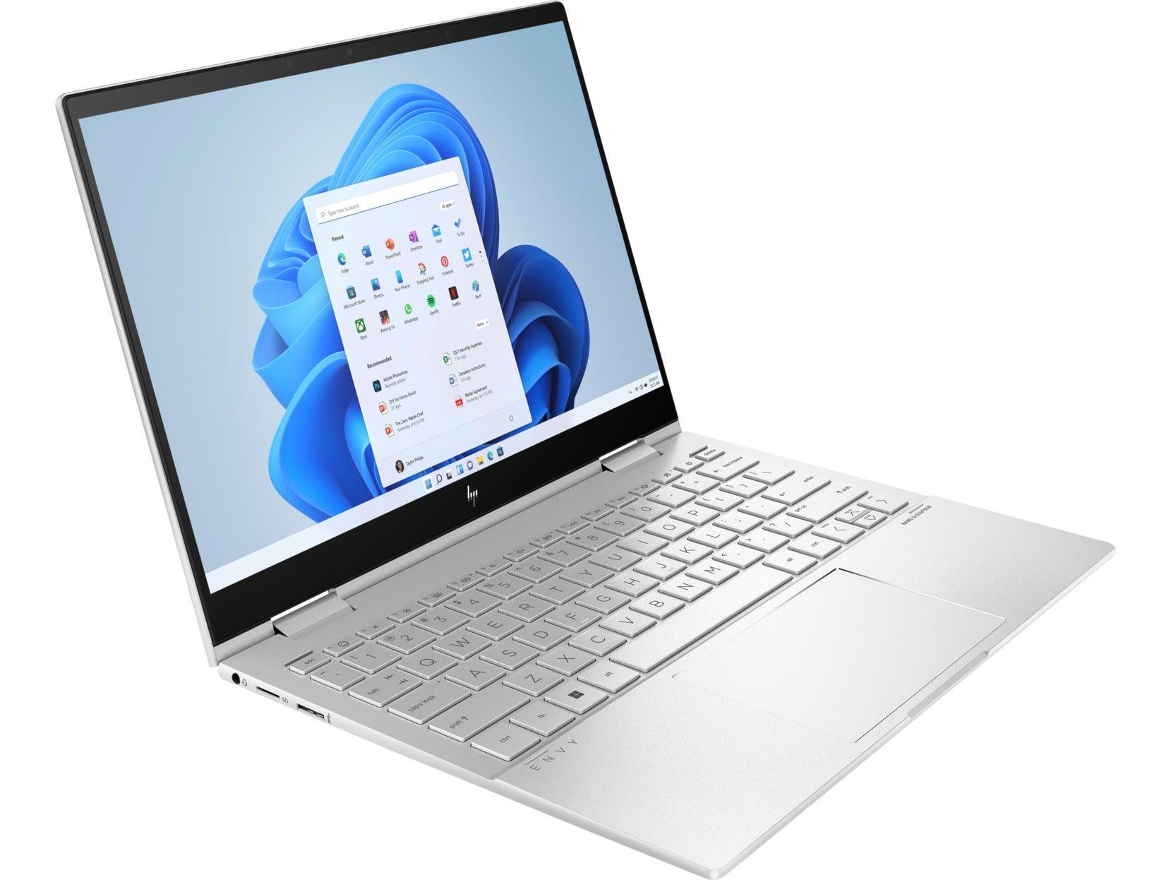 HP ENVY X360 13 - BF0044TU 2 - IN - 1 LAPTOP (NATURAL SILVER) | 13.3" 2.8k OLED | i7 - 1250U | 16GB RAM DDR4 | 1TB SSD | Iris Xe Graphics | Windows 11 |MS Office H&S 2021 | HP Prelude 15.6" Topload Bag - Nectostry
