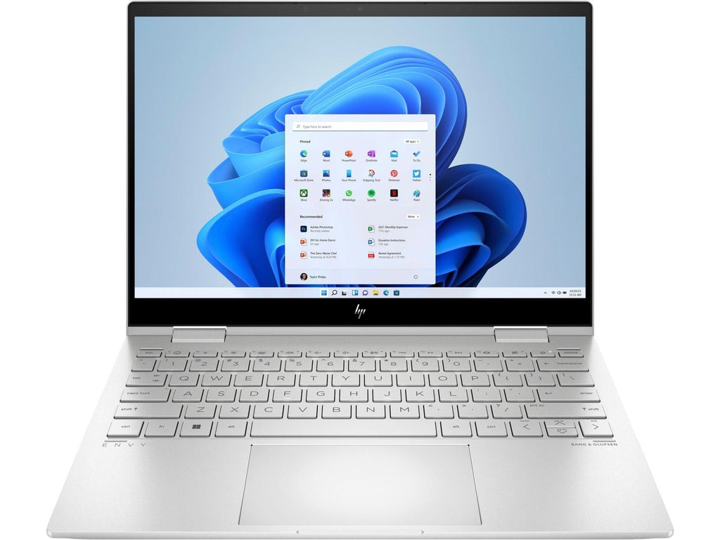HP Envy X360 13 - BF0045TU 13.3” WUXGA 2 - IN - 1 Laptop (Natural Silver) + MS Office H&S 2021 + HP Prelude 15.6” Topload Bag - Nectostry