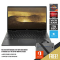 HP ENVY X360 CONVERT 13 - AY1001AU LAPTOP (NIGHTFALL BLACK) | 13.3" FHD | RYZEN 7 5800U| 16GB RAM DDR4 | 1TB SSD | RADEON™ GRAPHICS | WIN11 + MS OFFICE HOME & STUDENT HP PRELUDE TOPLOAD BAG - Nectostry