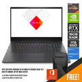 HP OMEN 16 - C0168AX GAMING LAPTOP (MICA SILVER) | 16.1" QHD | Ryzen™ 7 5800H | 16GB DDR4 | 1TB SSD | RTX 3070 | WIN11 + MS OFFICE HOME & STUDENT 2019 W/ FREE HP OMEN TRANSCEPTOR BACKPACK (BLACK) - Nectostry