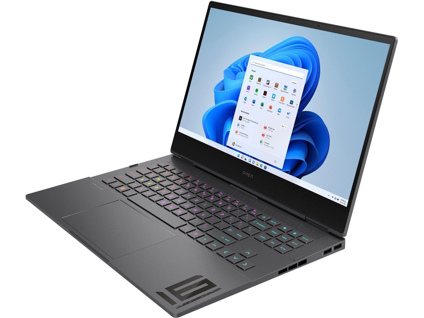 HP Omen 16 - N0053AX Gaming Laptop (Mica Silver) | 16.1" QHD | Ryzen 7 6800H | 16 GB RAM | 512 GB SSD | RTX 3060 | Windows 11 Home | MS Office Home & Student 2021 | HP Omen Transceptor 15” Backpack (Black) - Nectostry
