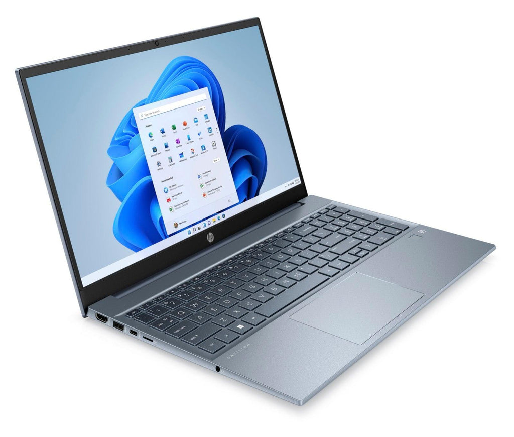 HP Pavilion 15 - EG2058TX Laptop (Fog Blue) | 15.6" FHD (1920 x 1080) IPS LED | i7 - 1255U | 16 GB DDR4 RAM | 1 TB SSD | NVIDIA GeForce MX550 | Windows 11 | MS Office Home & Student 2021 | HP PRELUDE 15.6" Topload Bag - Nectostry