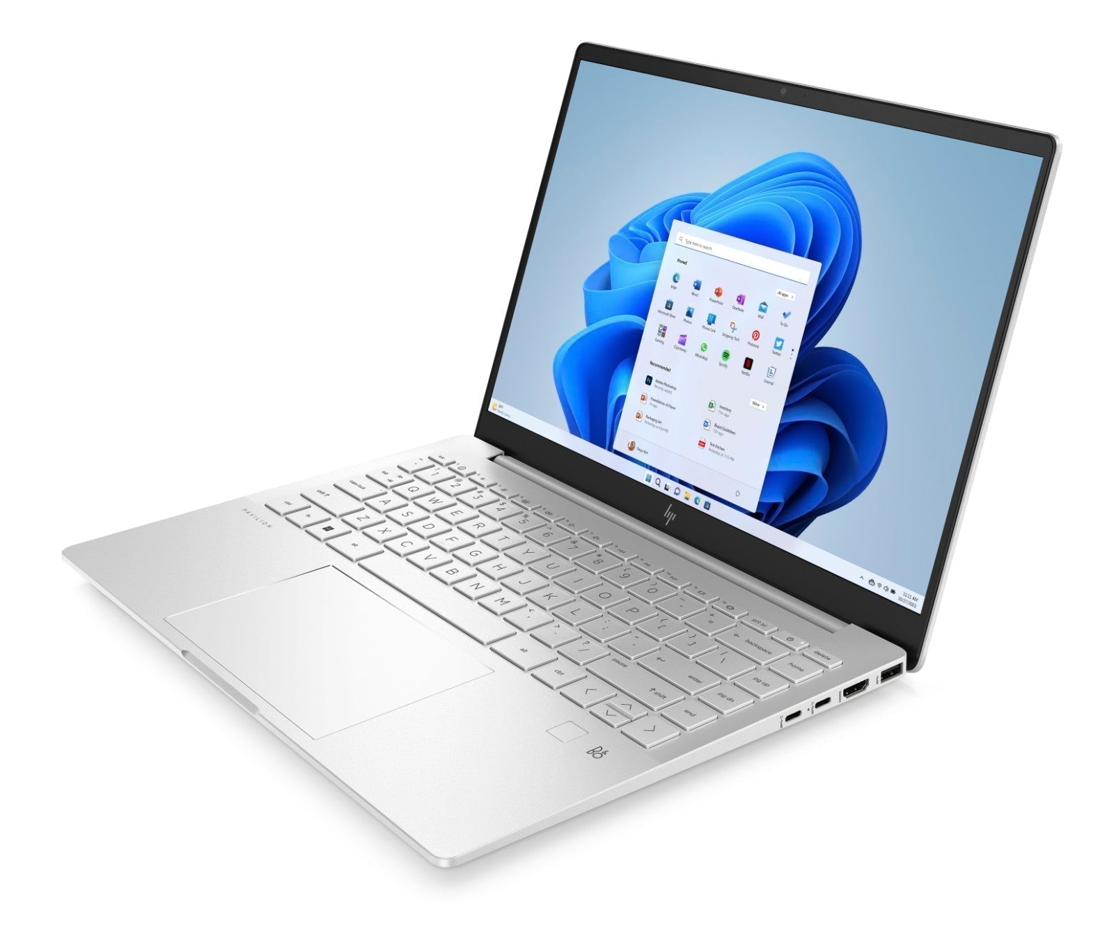 HP Pavilion Plus 14 - EH1011TX Laptop (Natural Silver) | 14” OLED (2880x1800) | i7 - 1335U | 16GB RAM | 512GB SSD | RTX 2050 | Windows 11 Home | MS Office Home & Student 2021 | HP 2Z8P4AA Sling Bag - Nectostry